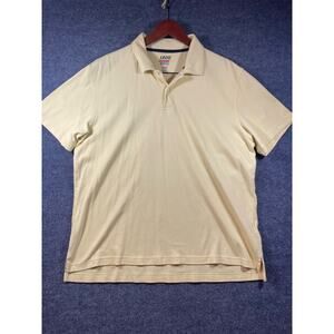 IZOD Perfomx Basix Polo Shirt Men's XXL Yellow Short Sleeve Casual Outdoors